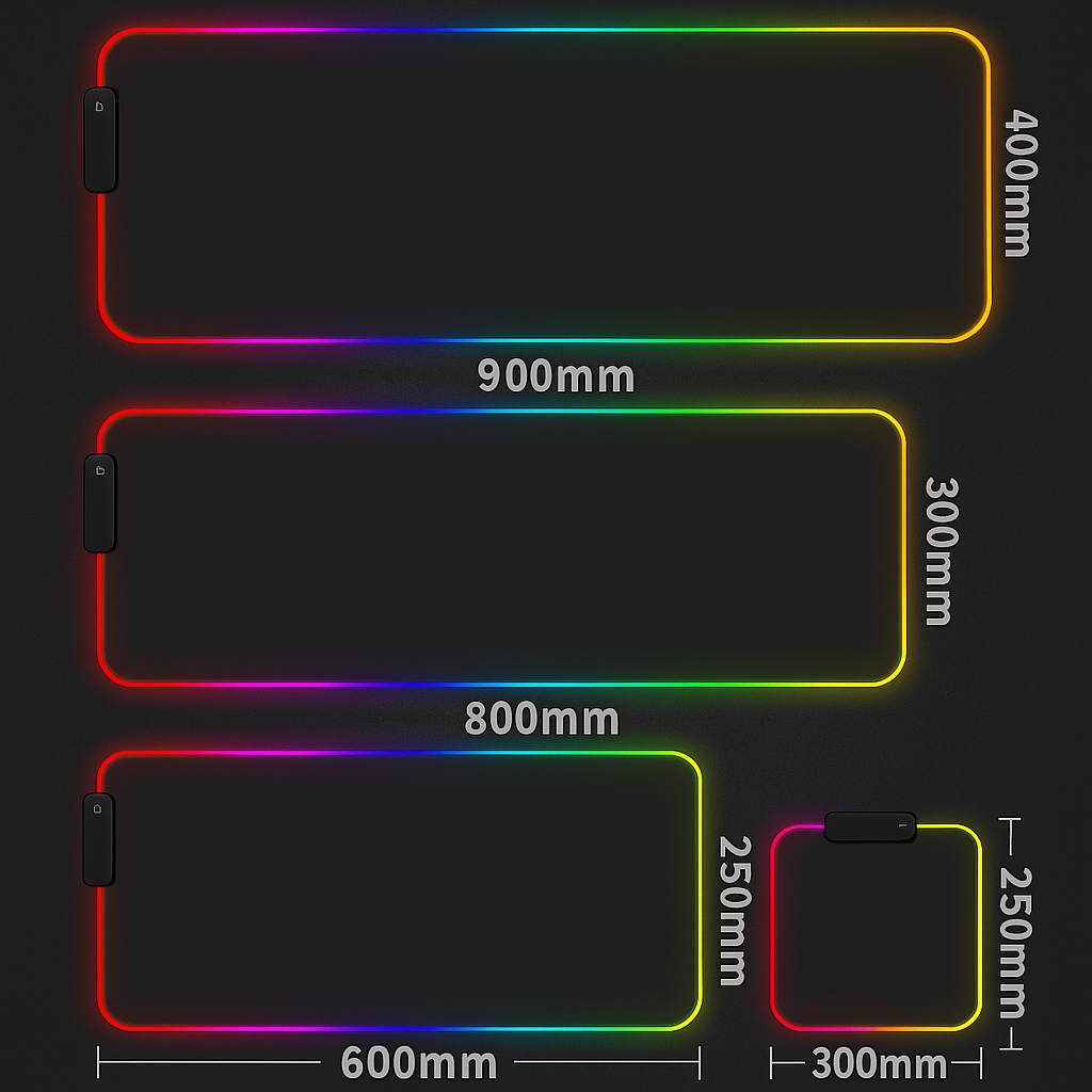 Alfombrilla RGB con Iluminación Led | El Baile de las Llamas 🔥⚔️