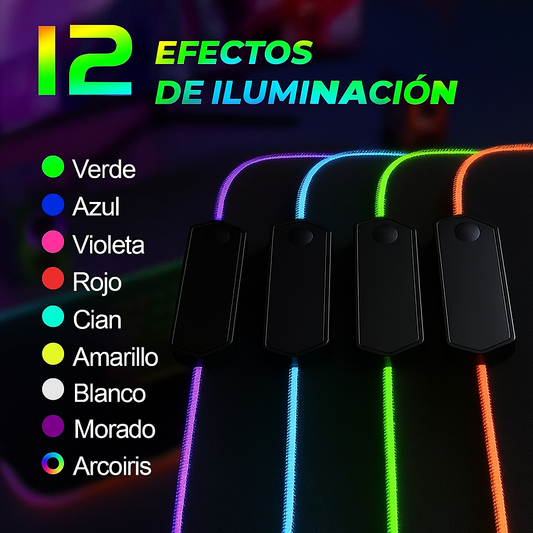 Alfombrilla RGB con Iluminación Led | El Baile de las Llamas 🔥⚔️